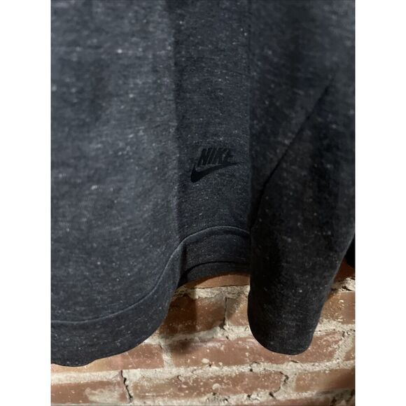 Nike Sportswear Tech Fleece Funnel Neck Hoodie Gray Heather 805214-071 XL NWT - Picture 3 of 5